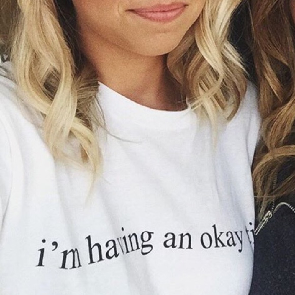 Andrew Lowe “i’m having an okay time” T-shirt